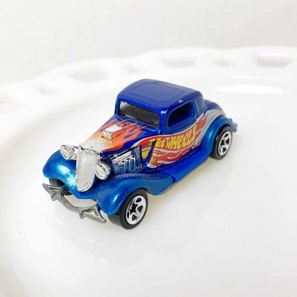 Vintage Hot Wheels 1979 Ford Hot Rod Blue With Flames
